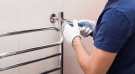 Замена полотенцесушителя